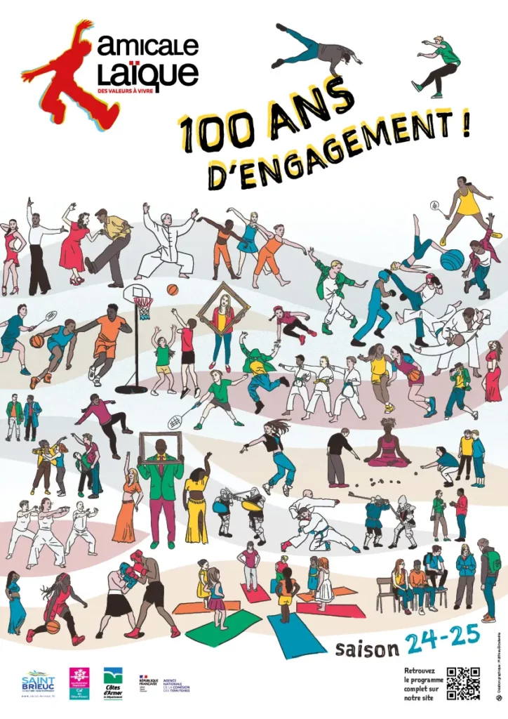 Affiche A3 Amicale Laïque