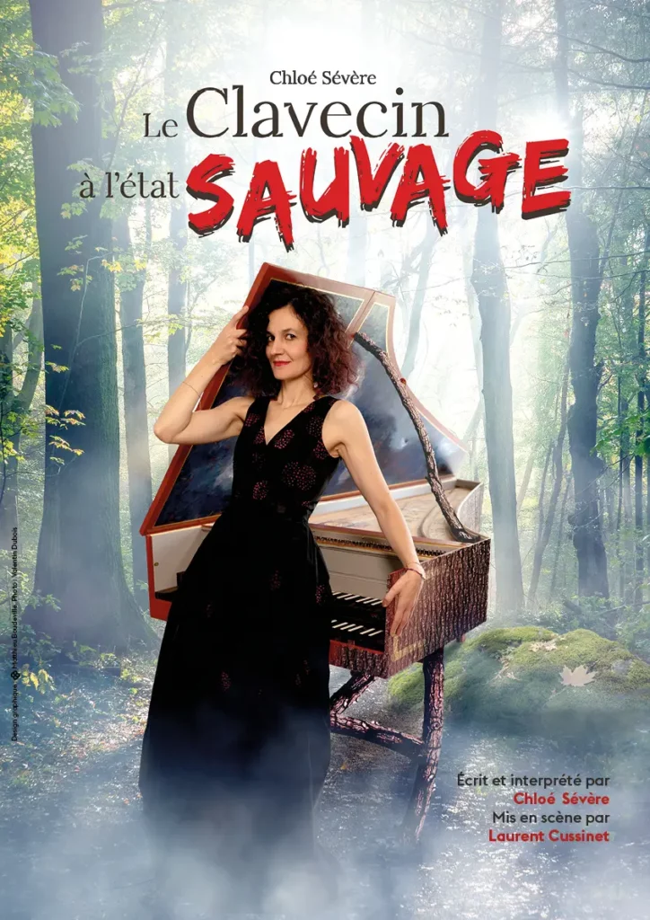 La clavecin à l'état sauvage-affiche A3